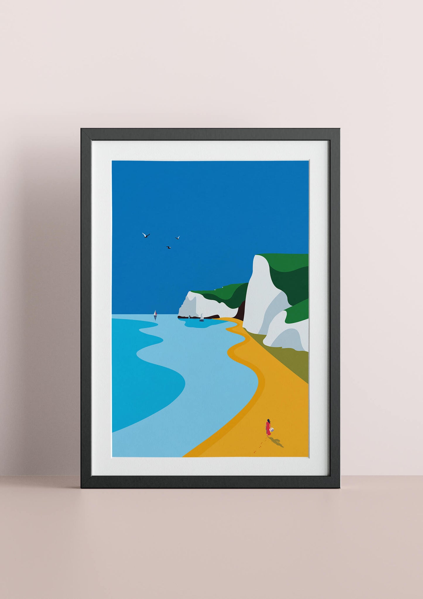 White Cliffs around Durdle Door