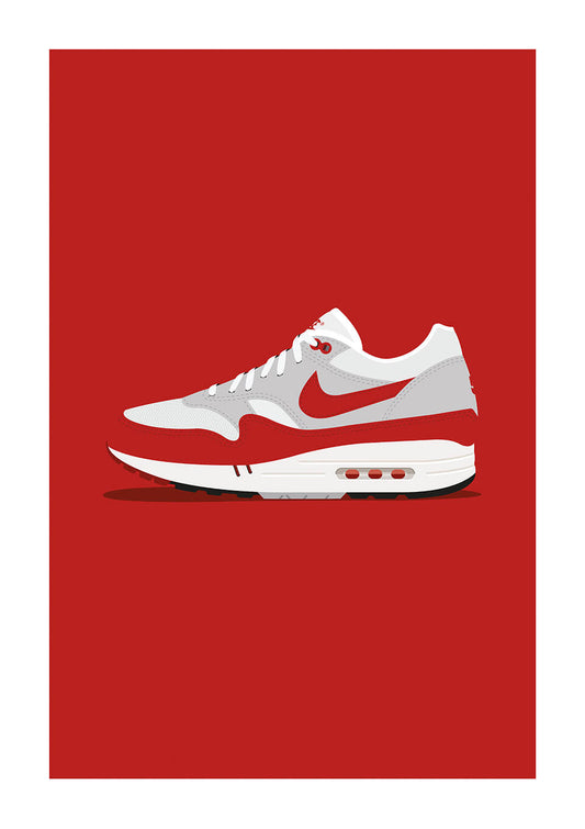 Red Classic Air Max 1